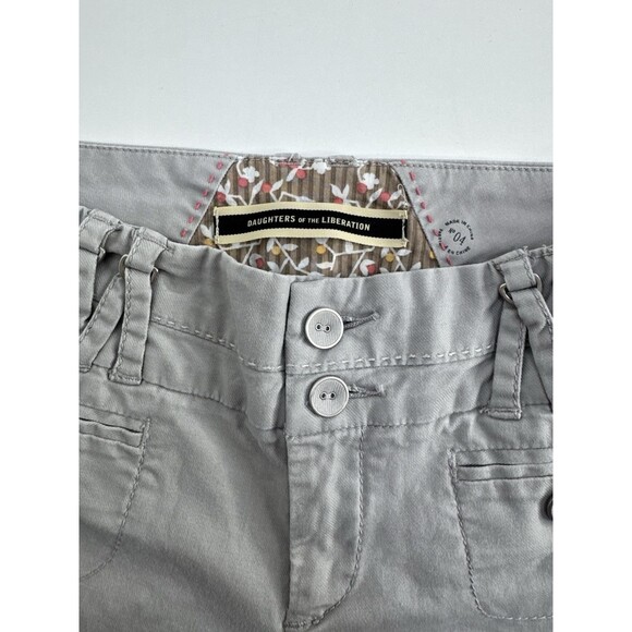 Daughters of the Liberation Anthropologie Wide Leg Cotton Pants Size 4 Anthro - Picture 5 of 6